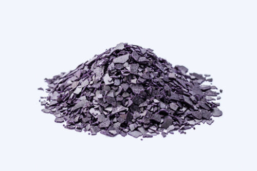 Violet candle dye
